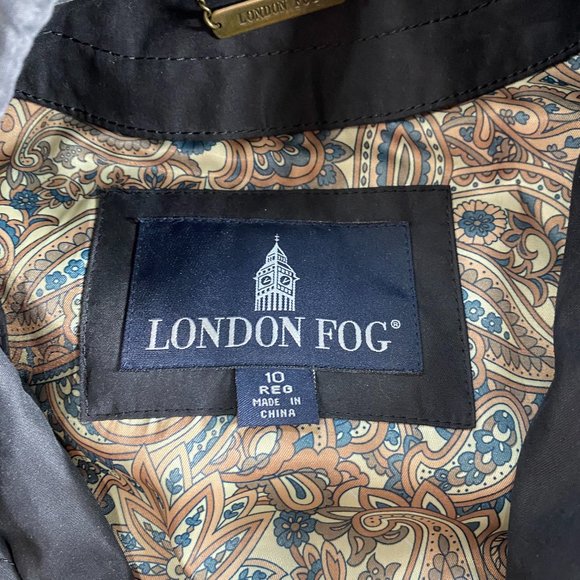 πLondon Fog Trench Rain Winter Coat w/ warm Liner - Picture 16 of 16
